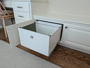 Custom Cabinet Filing Drawer Installation in Loudon