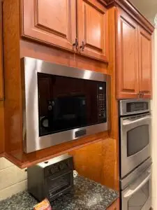 Microwave Installation Cabinet Modification in Rocky Hill